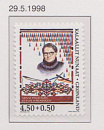 Гренландия 1998, № 322, 50 лет Первому Объединению Женщин, 1 марка-миниатюра